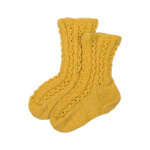merino wool socks Robin, mustard