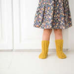 merino wool socks Robin, mustard - Image 2